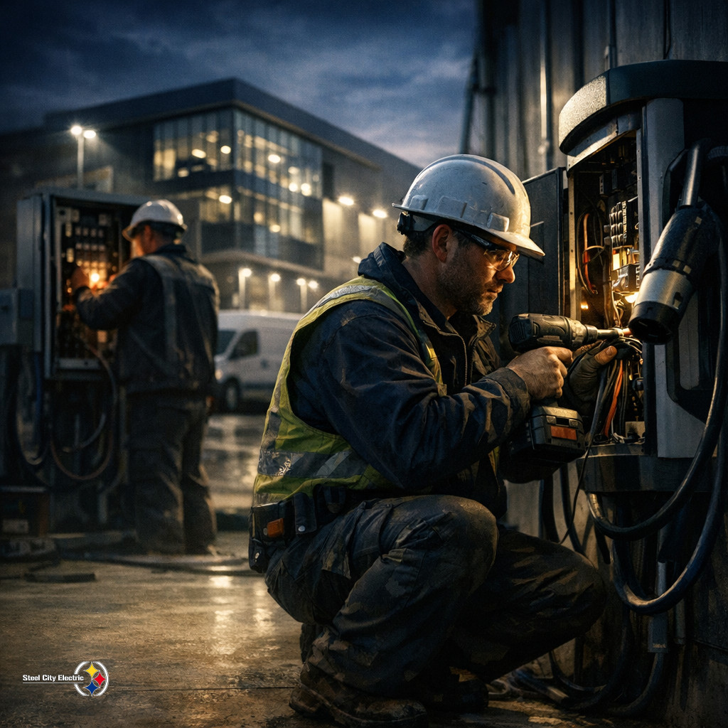 Building Development Contract Puts Commercial EV Charger Installation on the Critical Path Before Turnover 9 steel city branded 10957 1784359393
