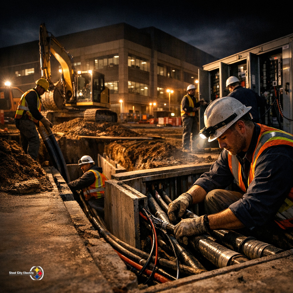 Rising Load Demands Put Commercial Underground Electrical Utility Installation Back on the Critical Path 4 steel city branded 11039 1784404390