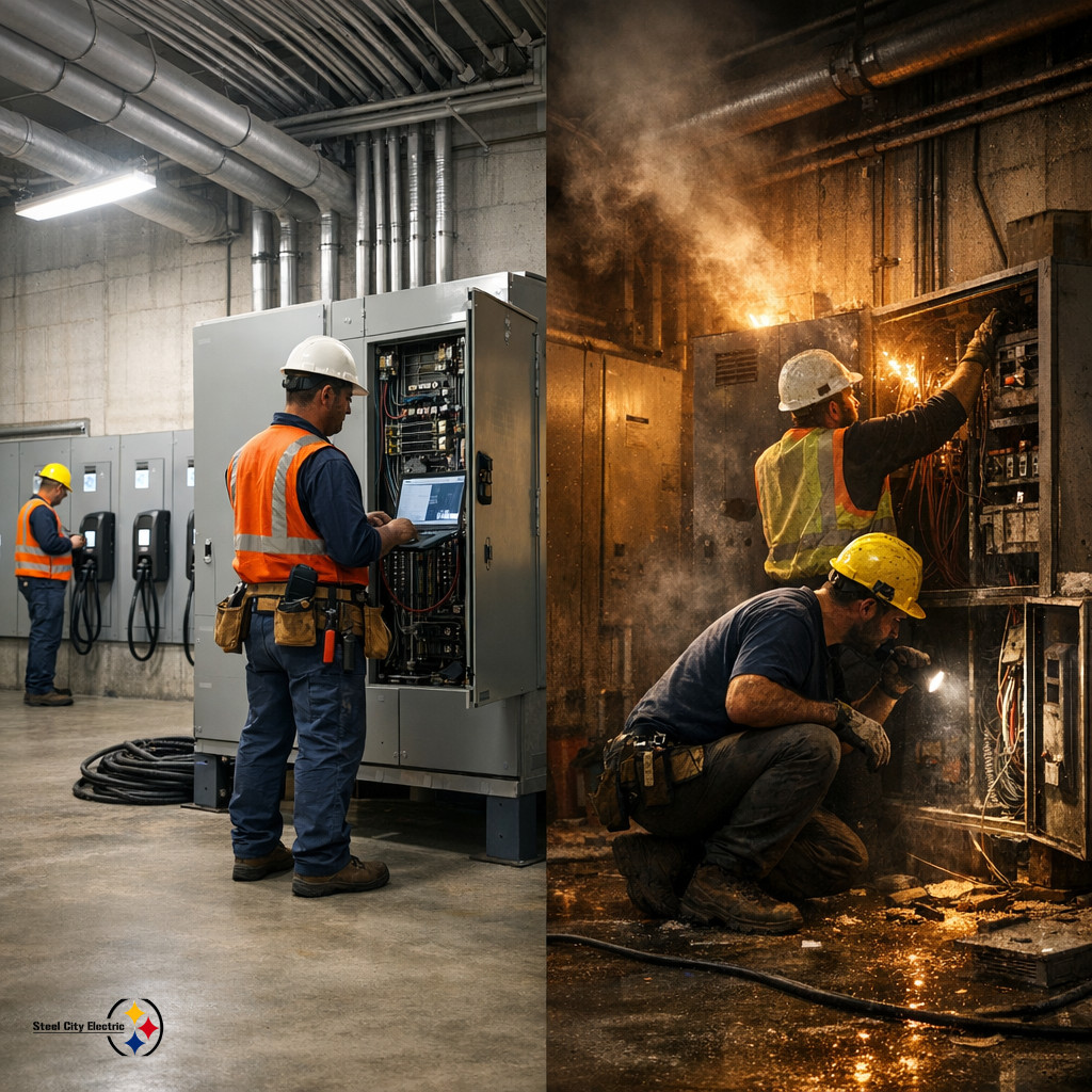 EV Charging Surge Puts Commercial and Industrial Electrical Installation Under Heavy Load as Properties Prepare for Stricter Code 8 steel city branded 11130 1784440376