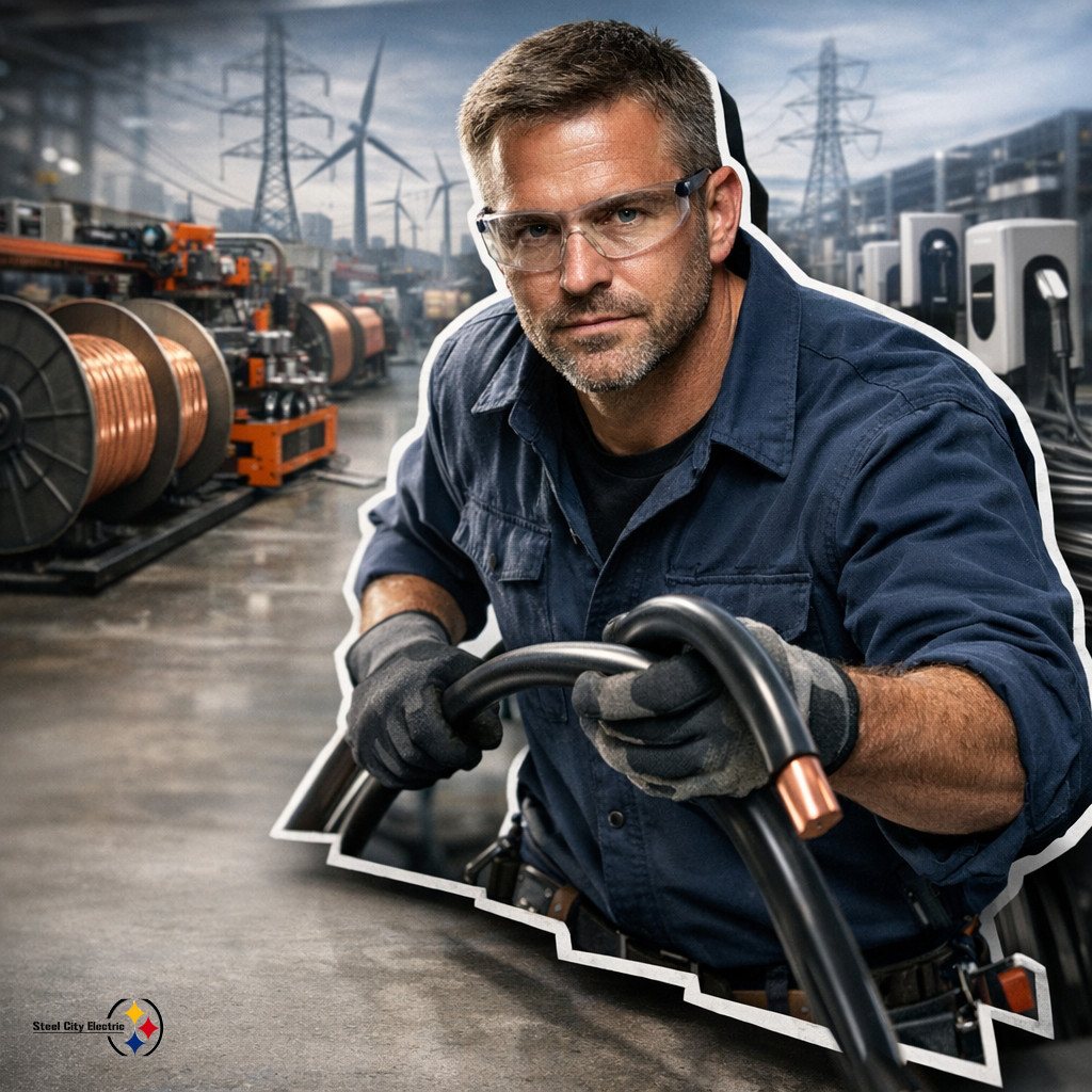 Surging Cable Production Is a Quiet Warning for Commercial Emergency Electrical Repair as Grid and EV Loads Climb 8 steel city branded 11383 1784550211