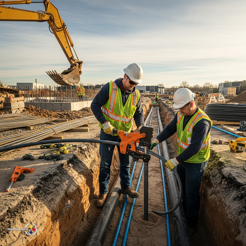 AI Data Center Power Push Puts Commercial Underground Electrical Utility Installation on the Critical Path 4 steel city branded 9719 1784205312