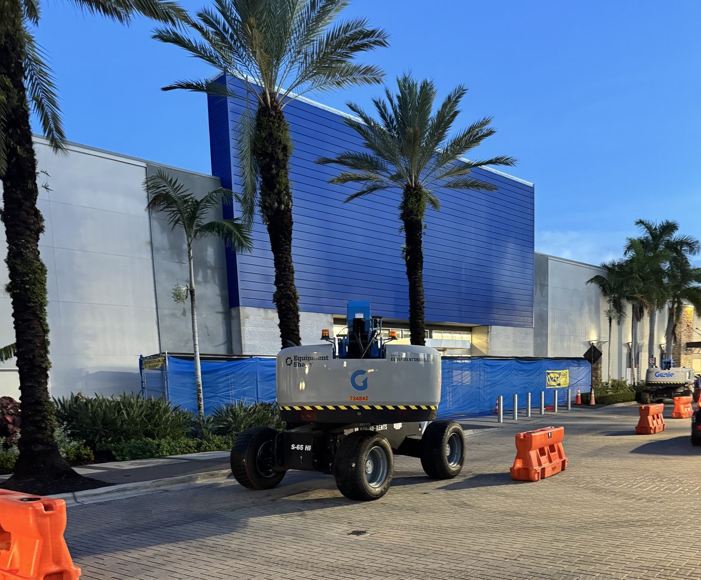 IKEA Sarasota store exterior during construction – full electrical build-out by Steel City Electric